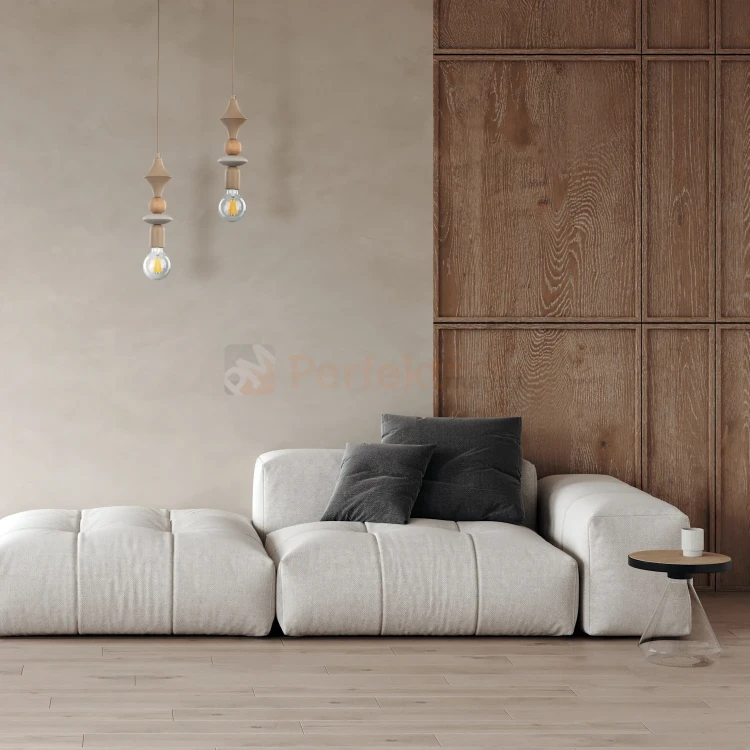 Lampa wisząca TOWER SABIA WOOD 1XE27 perfektmarket.webp