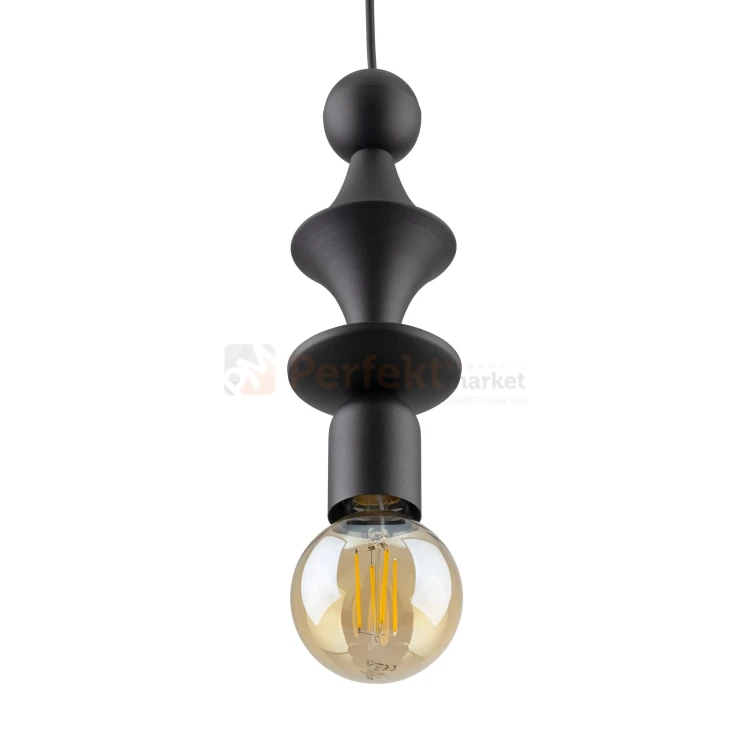 Lampa wisząca TOWER BLACK 1XE27 perfektmarket.webp