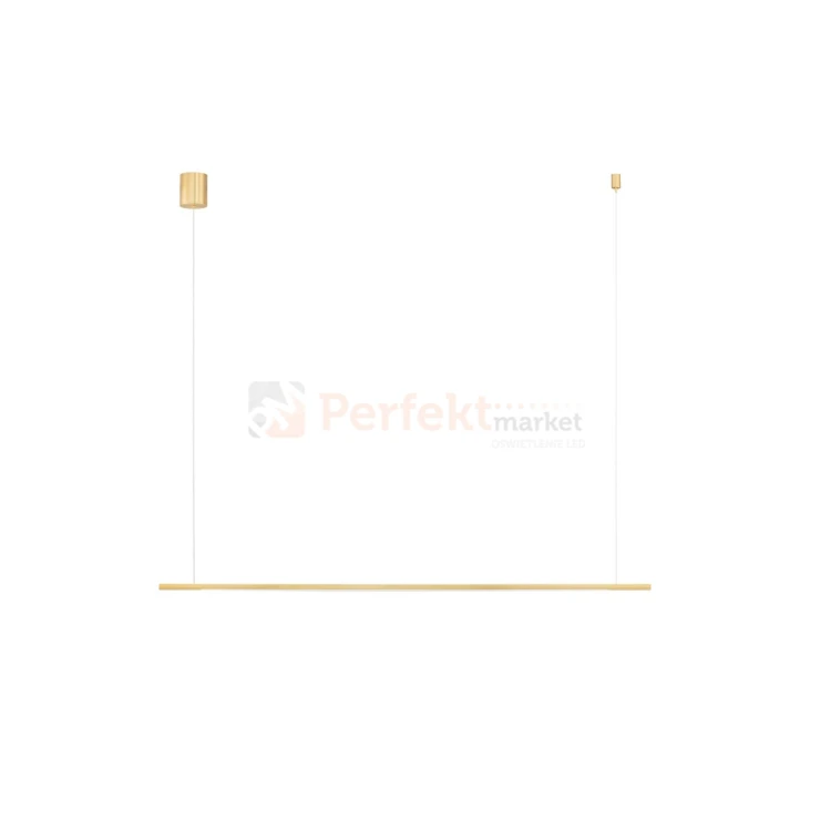 Złota lampa wisząca liniowa tuba MONTERZO LE45452 120cm 20W CCT 2 perfektmarket.webp