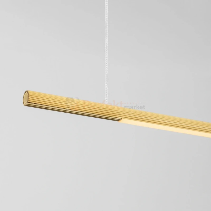 Złota lampa wisząca liniowa tuba MONTERZO LE45452 120cm 20W CCT 5 perfektmarket.webp