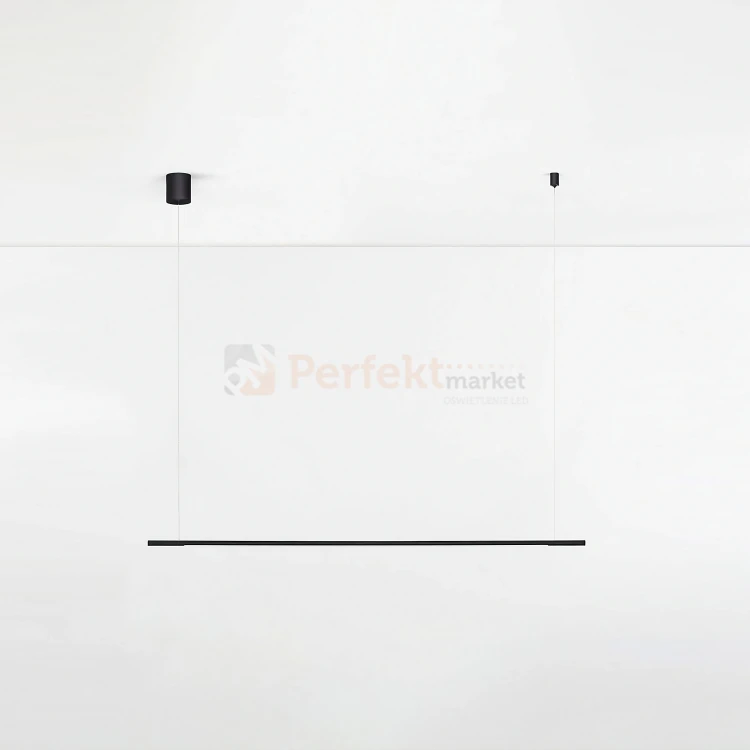 Czarna lampa wisząca liniowa tuba MONTERZO LE45454 120cm 20W CCT perfektmarket 5.webp