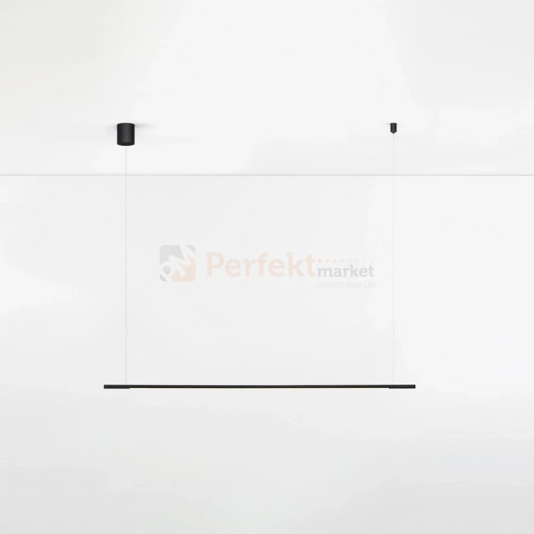 Czarna lampa wisząca liniowa tuba MONTERZO LE45454 120cm 20W CCT perfektmarket 3.webp