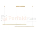 Złota lampa wisząca liniowa tuba MONTERZO LE45453 160cm 40W CCT perfektmarket 2.webp