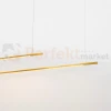Złota lampa wisząca liniowa tuba MONTERZO LE45453 160cm 40W CCT perfektmarket.webp