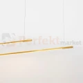 Złota lampa wisząca liniowa tuba MONTERZO LE45453 160cm 40W CCT perfektmarket.webp