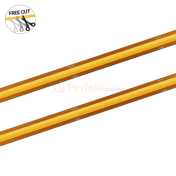 taśma LED free cut dowolne cięcie 24V COB 528 LED skracanie taśmy LED 1 perfektmarket.webp