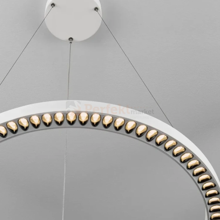 Biała lampa wisząca ring okrągła ściemnialna Tarvana LE45409 Luces Exclusivas perfektmarket (9).webp