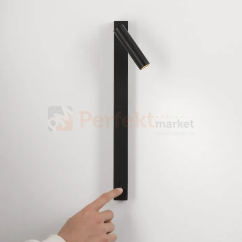 Kinkiet LED z wyłącznikiem czarny TORSENA Luces Exclusivas LE45537 perfektmarket.webp
