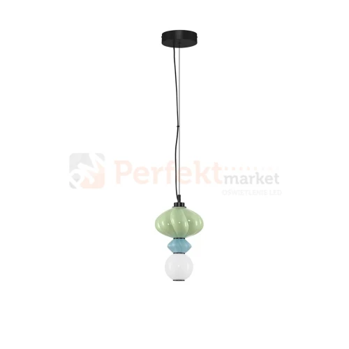 Lampa wisząca LED CASURNO retro szkło zielona niebieska Luces Exclusivas LE45220 perfektmarket (6).webp