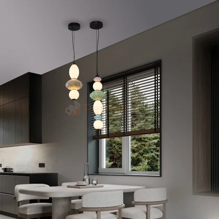 Lampa wisząca LED CASURNO retro szkło multikolor Luces Exclusivas LE45222 perfektmarket (4).webp