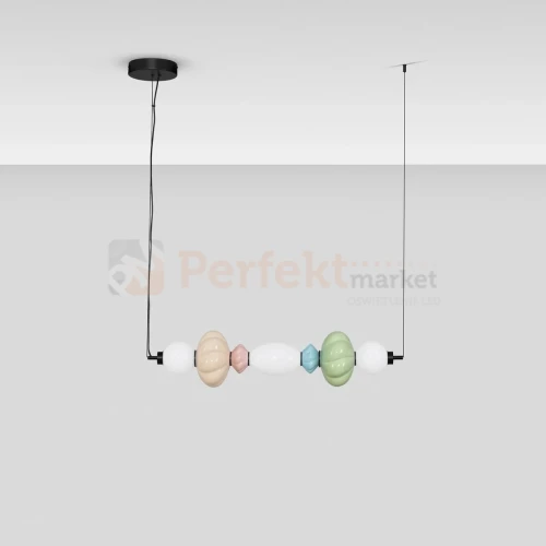 Lampa wisząca LED CASURNO retro szkło multikolor Luces Exclusivas LE45223 perfektmarket (5).webp