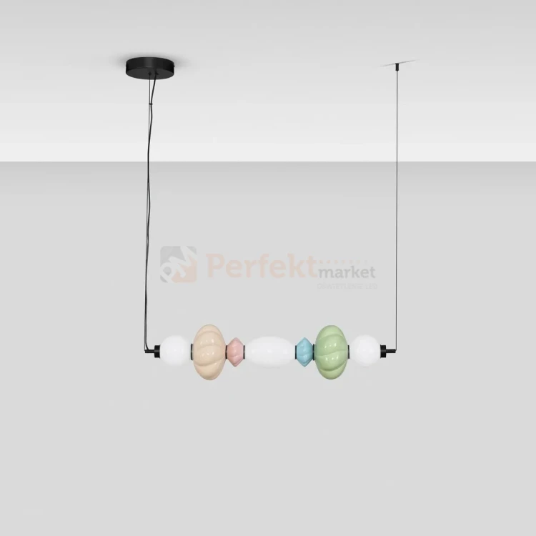 Lampa wisząca LED CASURNO retro szkło multikolor Luces Exclusivas LE45223 perfektmarket (5).webp