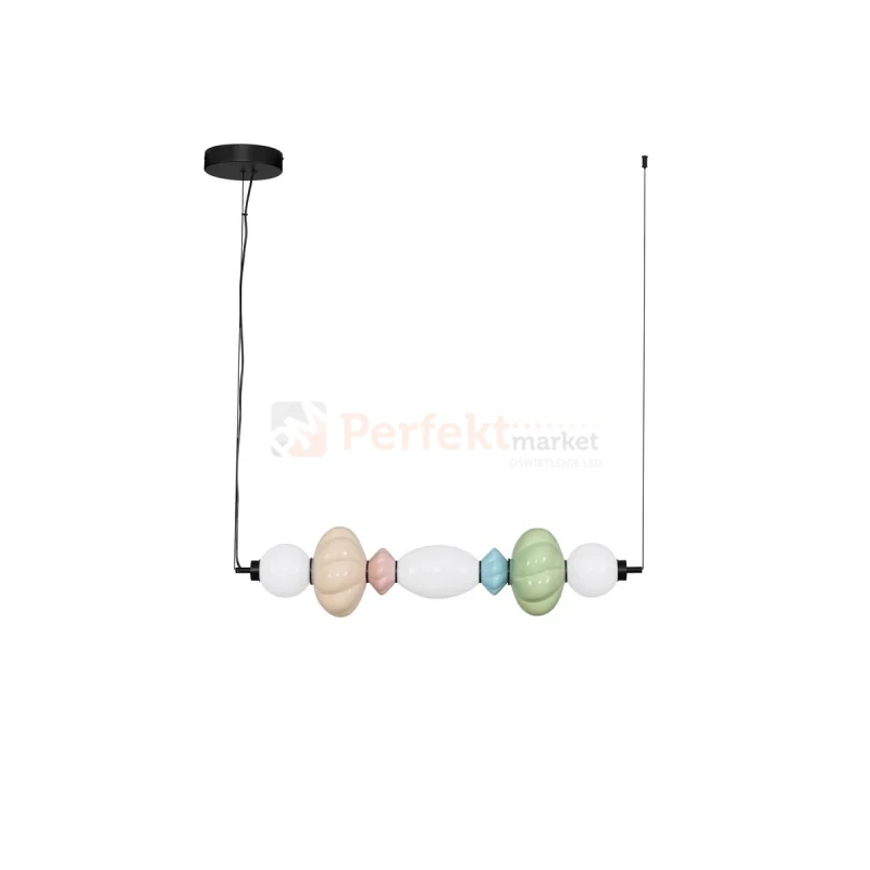 Lampa wisząca LED CASURNO retro szkło multikolor Luces Exclusivas LE45223