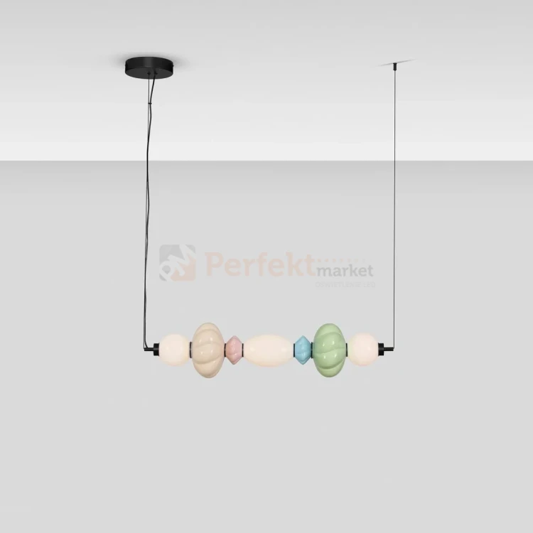Lampa wisząca LED CASURNO retro szkło multikolor Luces Exclusivas LE45223 perfektmarket (1).webp