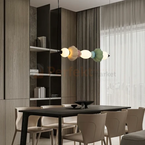 Lampa wisząca LED CASURNO retro szkło multikolor Luces Exclusivas LE45223 perfektmarket (3).webp