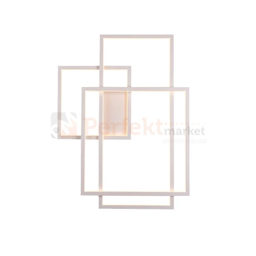 Kinkiet LED GEOMETRIC biały ściemnialny 3000K MAXLIGHT W0234 perfektmarket.webp