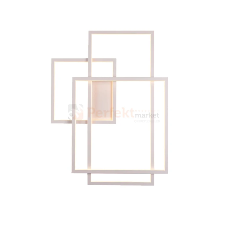Kinkiet LED GEOMETRIC biały ściemnialny 3000K MAXLIGHT W0234 perfektmarket.webp