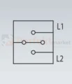 łącznik żaluzjowy 1-klawiszowy viko panasonic linnera włącznik biały schemat perfektmarket perfekt_market 90440072