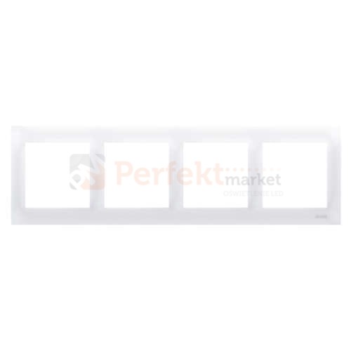 DR4/11 Simon 54 Premium ramka poczwórna 4_krotna biała biały perfektmarket