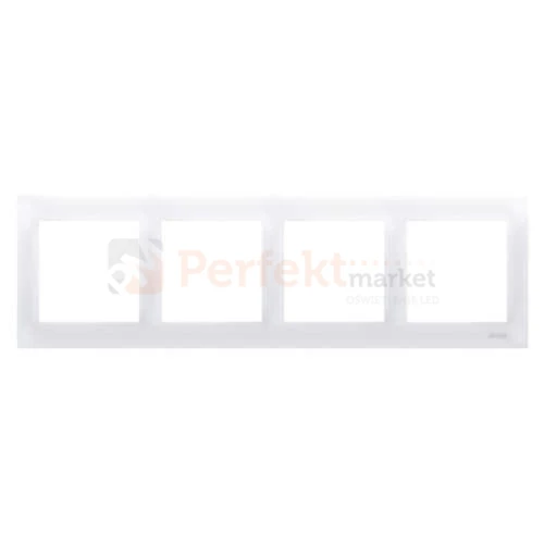 DR4/11 Simon 54 Premium ramka poczwórna 4_krotna biała biały perfektmarket