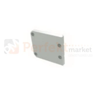 Zaślepka do profili Unico led aluminiowa z otworem typ schodowe biała lewa pełna oświetlenie_led perfektmarket.jpg