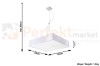 nowoczesna lampa minimal perfektmarket design wisząca sufitowa kwadratowa LED HORUS 45 biała wymiary.jpg