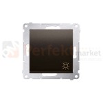 Simon 54 Przycisk światło brąz mat metalizowany bez ramki DS1.01/46 perfektmarket