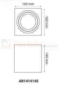 oprawa_halogenowa oprawa_ruchoma okrągła biała lampa wisząca oświetlenie_led oprawa_led oświetlenie żarówki_led GU10 lampy_wiszące halogeny_led oprawy_do_łazienki lampa_led crosti sasari RO MR16914RP 145 wymiary perfektmarket
