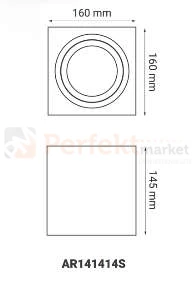oprawa_halogenowa oprawa_ruchoma okrągła biała lampa wisząca oświetlenie_led oprawa_led oświetlenie żarówki_led GU10 lampy_wiszące halogeny_led oprawy_do_łazienki lampa_led crosti sasari RO MR16914RP 145 wymiary perfektmarket
