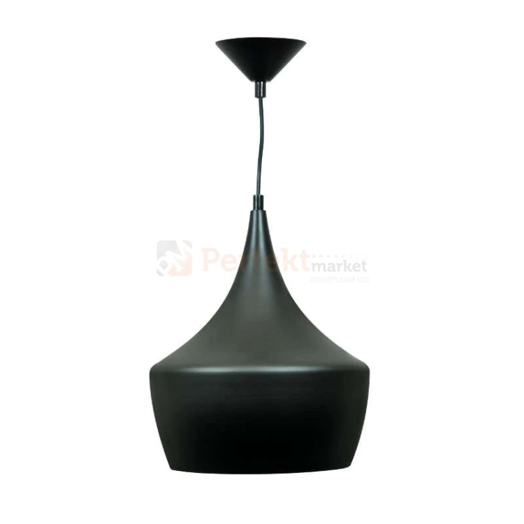 modern lampa czarna wisząca led design small profil okrągła edison minimal styl perfektmarket.jpg