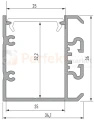 Profil aluminiowy LED Unico oświetlenie_LED oswetlenie_sufitowe ścienne wymiary rozmiar montaż perfektmarket.jpg