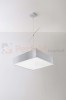 nowoczesna lampa minimal perfektmarket design wisząca sufitowa kwadratowa LED HORUS 35 szara wall.jpg