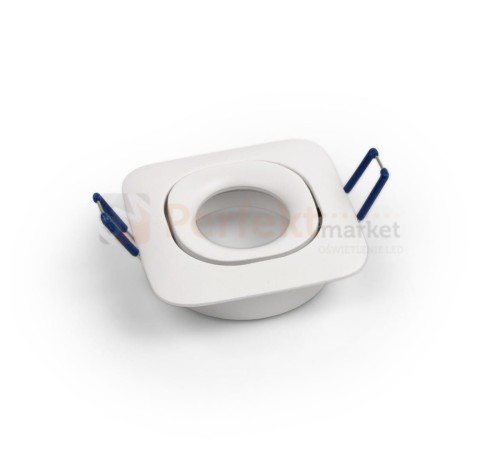 oprawa_halogenowa oprawa_ruchoma okrągła biała wpuszczana oświetlenie_led oprawa_led oświetlenie żarówki_led lampy_sufitowe halogeny_led oprawy_do_łazienki lampa_led crosti teri 1501005 kwadratowa biała perfektmarket
