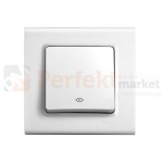 łącznik krzyżowy viko panasonic linnera włącznik biały prosty klasyczny minimalistyczny oświetlenie oświetlenie_led biała prosta perfektmarket perfekt_market 90450031