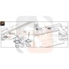 Oprawa meblowa kwadratowa olk-1-d 12V 2W szlif LED oswietlenie perfektmarket montaż montowanie
