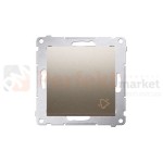 Simon 54 Przycisk dzwonek złoty mat bez ramki DD1.01/44 perfektmarket