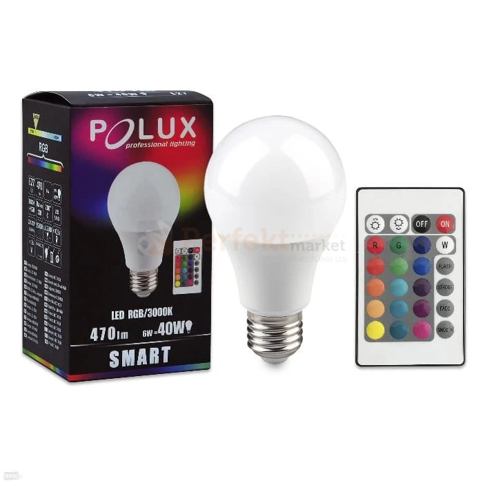 żarówka na pilota led rgb e27