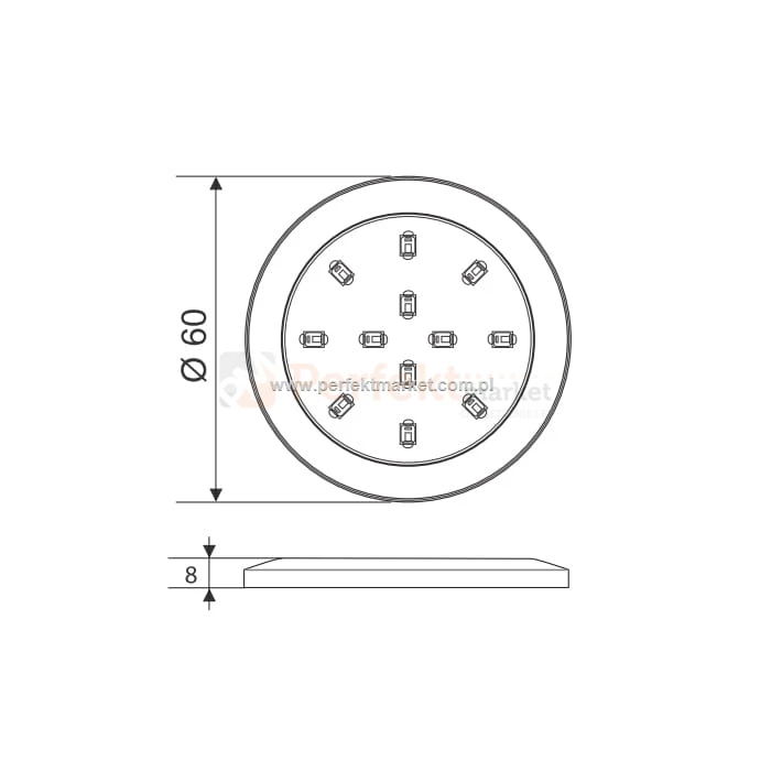 Oprawa meblowa Olo-4 SMD 2835 3000/6000K perfektmarket podszafkowa kuchnia do_kuchni
