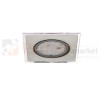 Oprawa meblowa kwadratowa olk-1-d 12V 2W szlif LED oswietlenie perfektmarket
