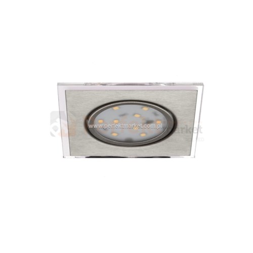 Oprawa meblowa kwadratowa olk-1-d 12V 2W szlif LED oswietlenie perfektmarket
