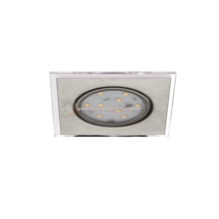 Oprawa meblowa kwadratowa olk-1-d 12V 2W szlif LED oswietlenie perfektmarket
