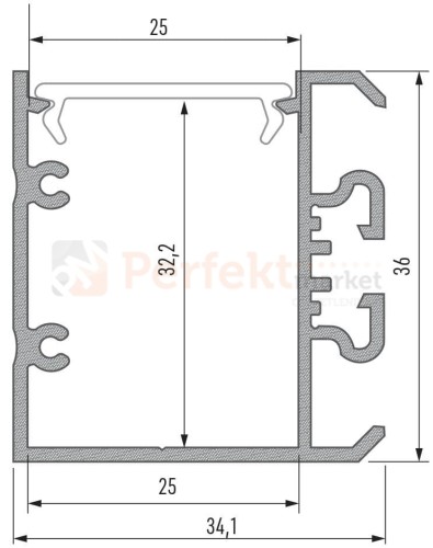 Profil aluminiowy LED Unico oświetlenie_LED oswetlenie_sufitowe ścienne wymiary rozmiar montaż perfektmarket.jpg