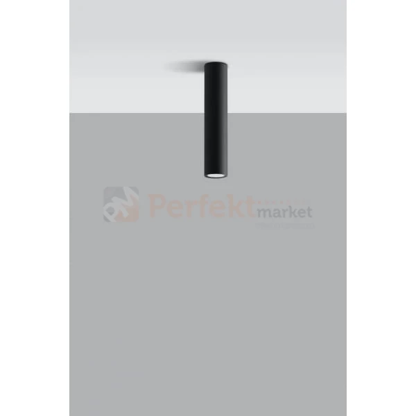lampa_sufitowa czarny nowoczesna minimalizm spot tuba walec perfektmarket design lampa sufitowa plafon LED lagos czarna perfektmarket SL.0436