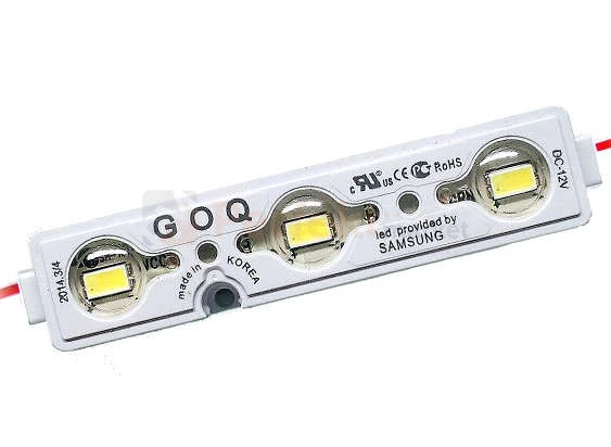 moduł led GOQ Samsung 3 SMD 5730 zimny 11000k