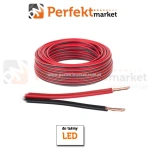 Przewód płaski do taśm LED 2x0.22mm led perfektmarket sklep oswietlenie