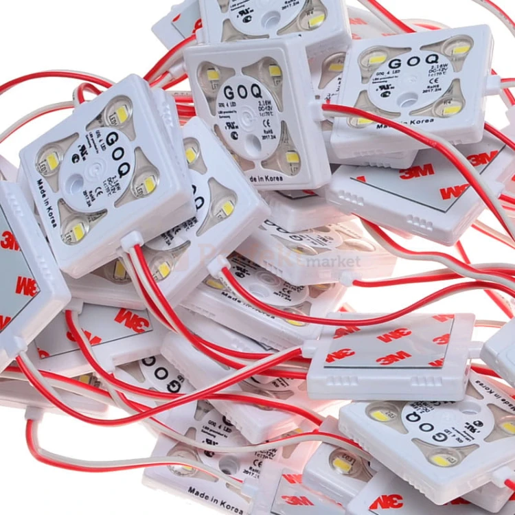 moduł led GOQ Samsung 4 smd  5630 zimny 11000k