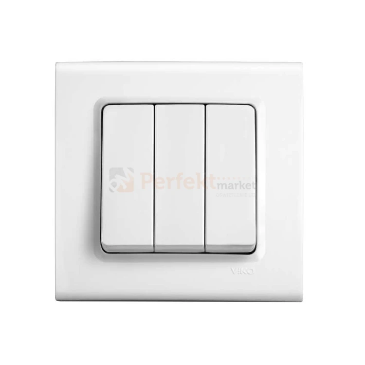 łącznik 3-klawiszowy potrójny viko panasonic linnera włącznik biały prosty klasyczny minimalistyczny oświetlenie oświetlenie_led biała prosta klasyczna minimalizm minimalistyczna perfektmarket perfekt_market 9044068