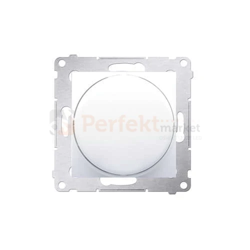 DS9T.01/11 Simon 54 Ściemniacz naciskowo-obrotowy do LED ściemnialnych 20-500W biały bez ramki perfektmarket