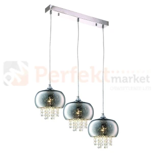 Lampa wisząca kryształowa Starlight crystal chrom 3787 E14