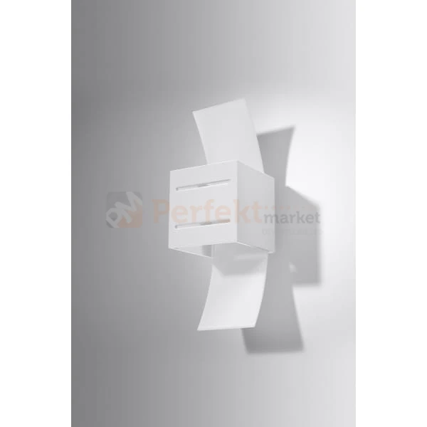 lampa_ścienna kinkiet biała g9 nowoczesna minimalizm design lampa kwadratowa plafon LED loreto biały perfektmarket SL.0203